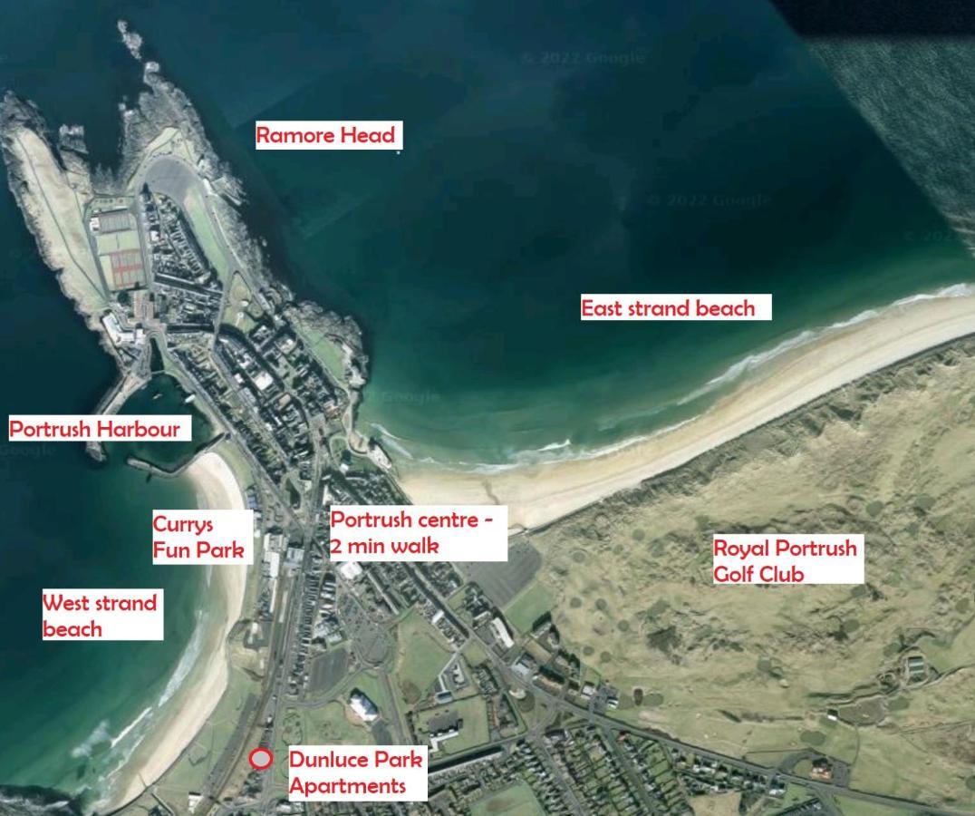 5 Dunluce Park - Portrush By The Sea Daire Dış mekan fotoğraf